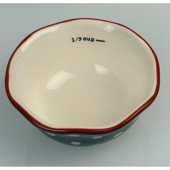 Pioneer Woman Nesting Measuring Cups Bowls, Floral Polka Dots Colorful Set of 4 - Picture 8 of 15